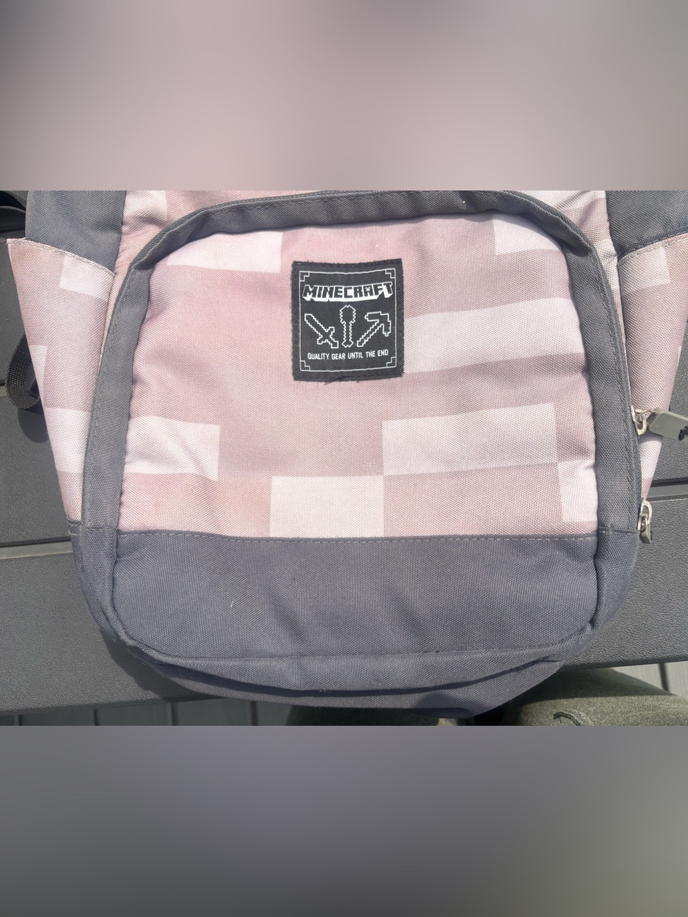 Gray Minecraft Backpack - Picture 14 of 16